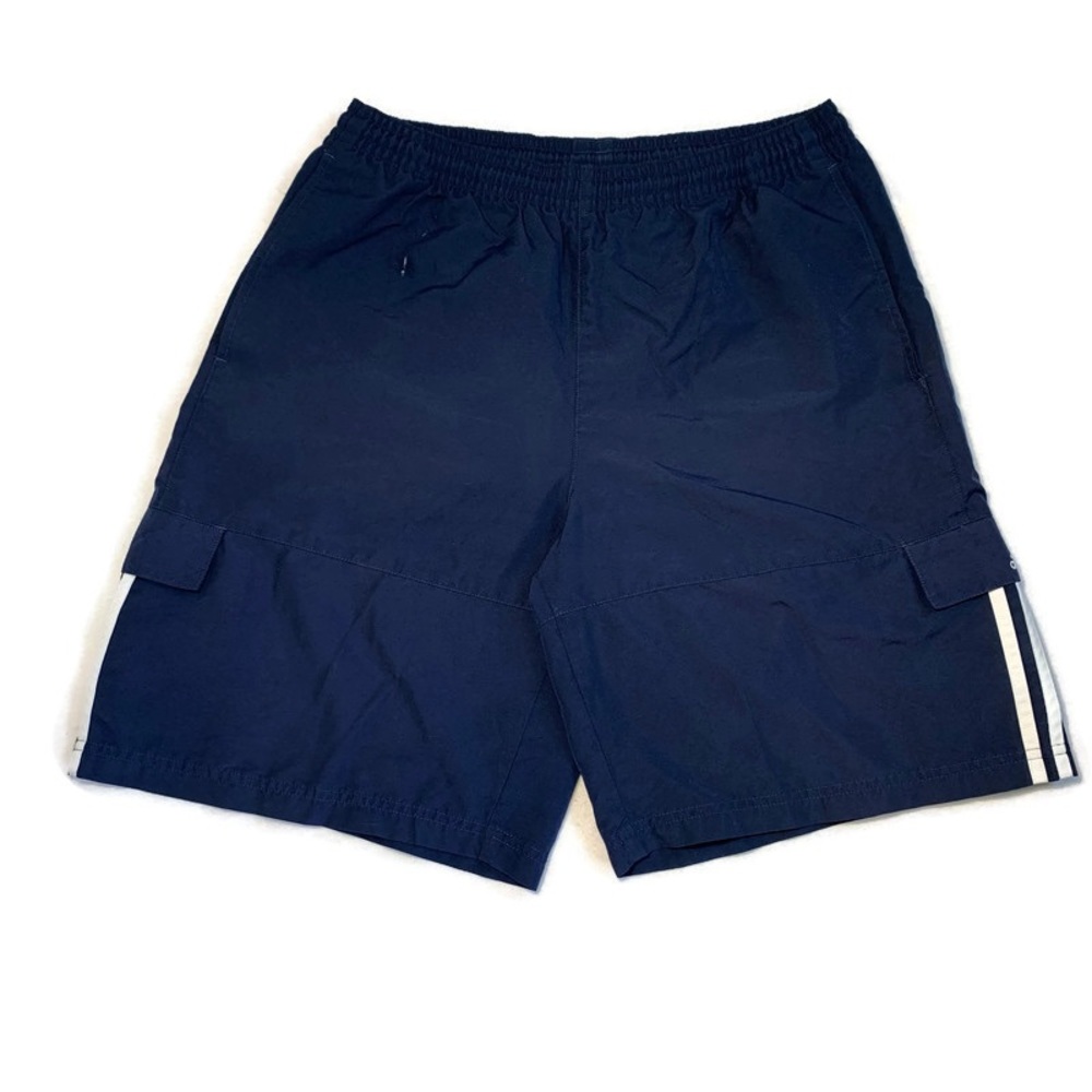 Adidas Mens Navy Blue Swim Trunks Fitness Shorts